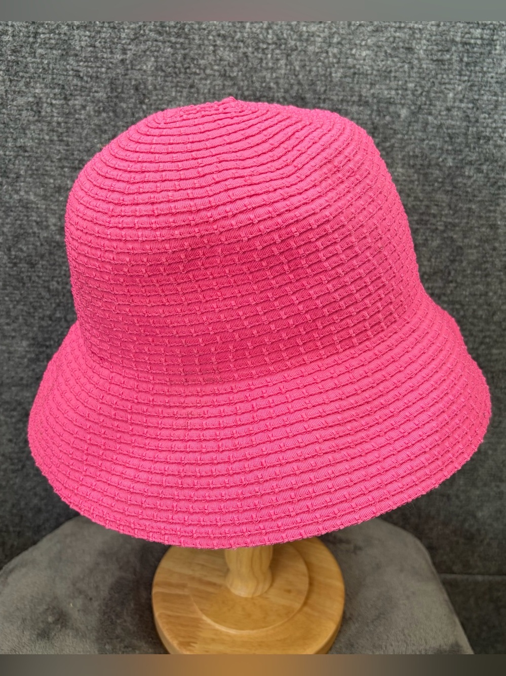San Diego Hat Company Hot Pink Knit Bucket Hat - Picture 2 of 11
